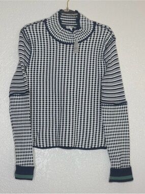 Free People We The Free Mixed Knit Mock Neck Sweater